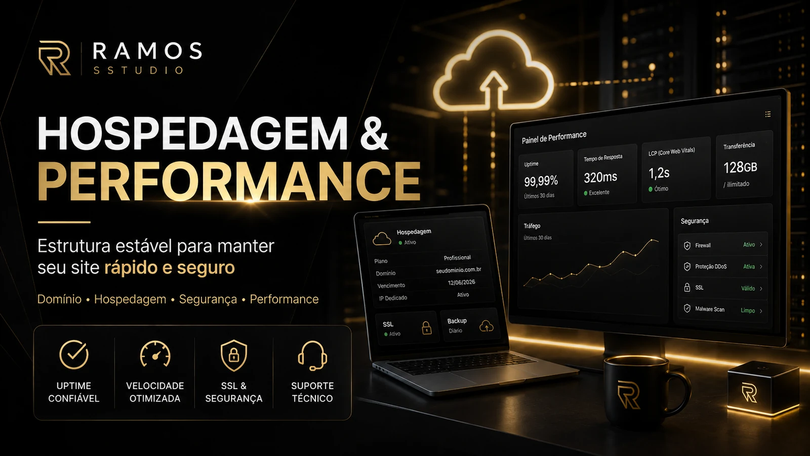 Hospedagem e performance Ramos Studio
